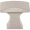 Jeffrey Alexander 1-1/4" Overall Length Satin Nickel Flared Philip Cabinet Knob 767SN - alternate 8